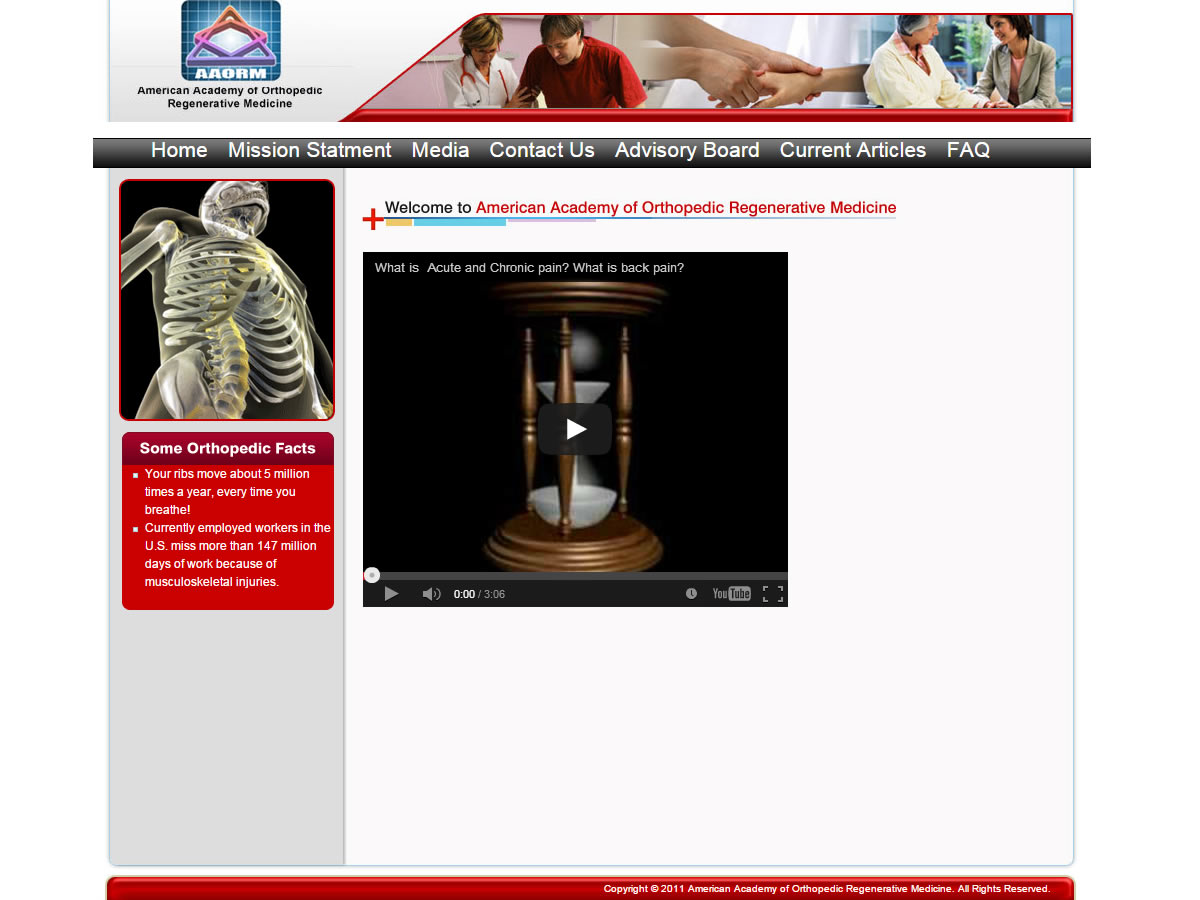 American Academy of Orthopedic Regenerative Medicine