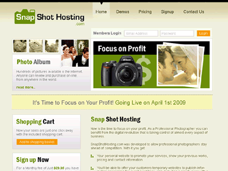 Snap Shot Hosting